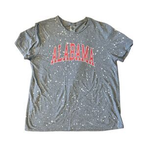 Gray Alabama Splatter T-Shirt